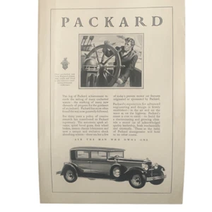 Vintage 1929 Packard Ask the Man Who Owns One Ad Advertisment - Picture 1 of 4