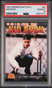 KID ROCK 1991 Premier Rap Pack #62 GEM MINT PSA 10 - Picture 1 of 2