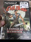 Evil Dead: A Fistful of Boomstick (Sony PlayStation 2, 2003) COMPLETE! Tested!