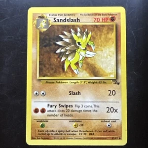 Juego de cartas coleccionables Pokémon Sandslash Fossil 41/62 regular 1999-2000 magos - Imagen 1 de 3