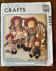 Vintage Mccall's #8551 Sewing Pattern Raggedy Ann & Andy 13" & 20"   Uncut 1996