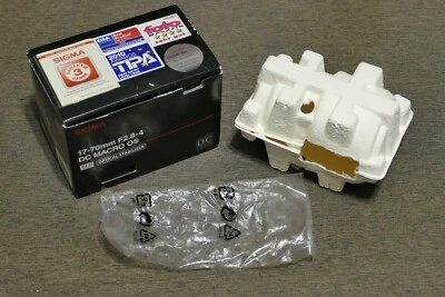 Sigma 17-70mm DC OS f2.8-f4 (Solo caja y cartón) Only box NO LENS - Imagen 1 de 4