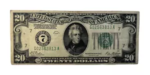 1928 20$ Redeemable Gold on Demand Chicago Illinois - Picture 1 of 2