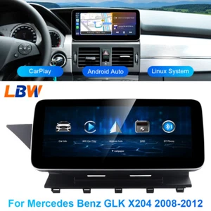 Pantalla de coche de 10,25"" Carplay Android Auto Linux para Mercedes Benz GLK X204 2008-12 - Imagen 1 de 12