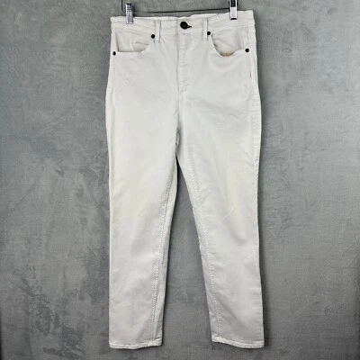 rag & bone new york jeans womens 30 (30x27) white stretch denim - Image 1 of 4