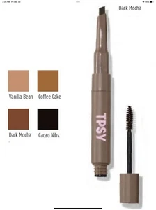 TPSY Brows on Fleek Dual Eyebrow Definer - Dark Mocha - New & Sealed - Picture 1 of 1
