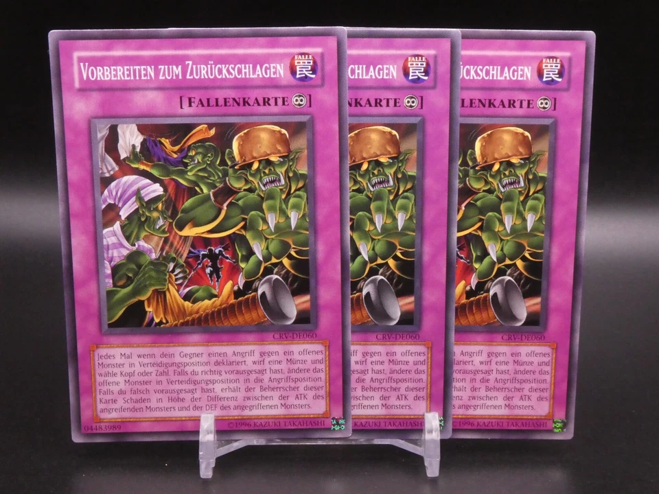 Yugioh Playset 3x Vorbereiten zum Zurückschlagen CRV DE060/ Common/ Near Mint - Bild 1 von 1