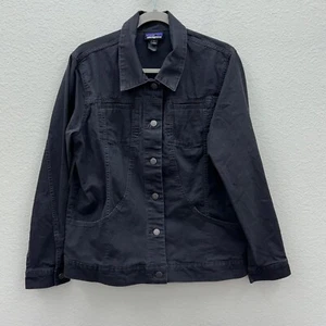 Patagonia Stand Up Organic Cotton Stretch Button Jacket 25190 Womens size Large - Picture 1 of 9