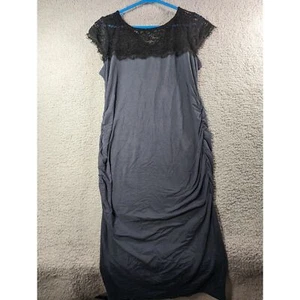 Kimi and Kai Womens Morgran Body-Con Maternity Dress Lace Trim Size L Large - Bild 1 von 5