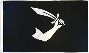Thomas Tew Pirate 3x5ft Poly Pirate Flag Cutlass Sword Pirate Ship Flag - Picture 1 of 3