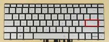 For HP 13-ad103ns 13-ad104ns 13-ad105ns Keyboard Backlit Spanish Teclado Silver
