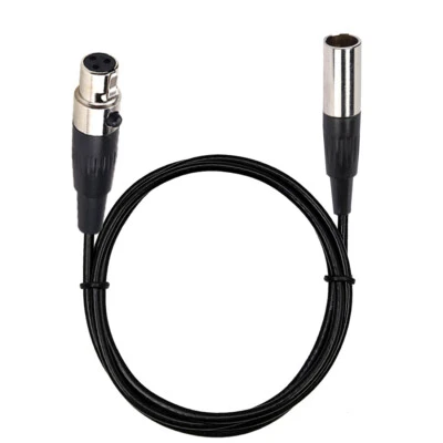 3-Pin Mini XLR Male to 3-Pin Mini XLR Female Lavalier Microphone Cable  - Image 1 of 4