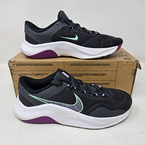 Wmns Nike Legend Essential 3 NN Black Lilac Athletic Shoe / DM1119 003 / Size 9 - Picture 1 of 6