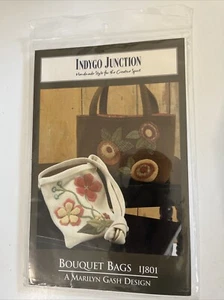 Indygo Junction IJ801 BOUQUET BAGS Marilyn Gash Design, 2 Styles Pattern - Picture 1 of 3