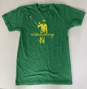 William Murray Golf T-shirt Mens Size Small Green Short Sleeve Graphic Print - Picture 1 of 7