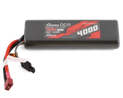 Gens Ace 2S G-Tech Smart LiPo Battery 60C (7.4V/4000mAh) w/T-Style Connector - Image 1 of 2