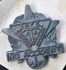 ATA Safe Driving Award No Accident 1 Year Silver Tone Vintage Pin