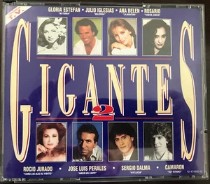 2 CDs GIGANTES II Spanish Pop Giants 20 Top Titles Iglesias Estefan Dalma - Picture 1 of 6