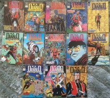 EL DIABLO #1 2 3 4 5 6 7 8 9 13 14 15 16 (DC 1989-91) VF/NM WHITE PAGES