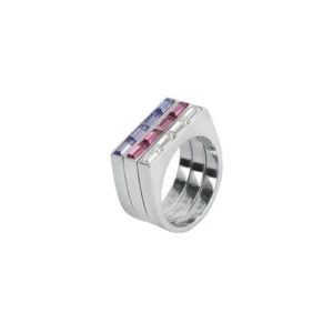Tris di Anelli Donna BROSWAY PHILOSOPHY BPH32C Acciaio Swarovski Misura 16 - Foto 1 di 1