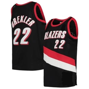 Clyde Drexler #22 Drexler Black Men's On Court Replica Jersey - Bild 1 von 1