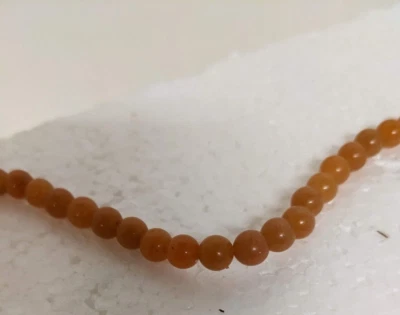 Авантюрин 16» прядь 6 мм круглый оранжевый камень ювелирных изделий бисер новый B131 - Изображение 1 из 4