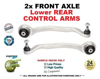 2x FRONT AXLE Lower Rear TRACK CONTROL ARMS for AUDI A4 2.0TDi 2004-2008 - Image 1 of 4