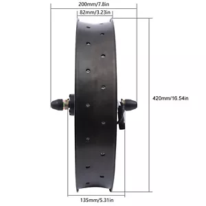 48V 20" Electric E-Bike *Front* Wheel Bicycle Motor Conversion Kit Fat Tire 1KW - Picture 1 of 24