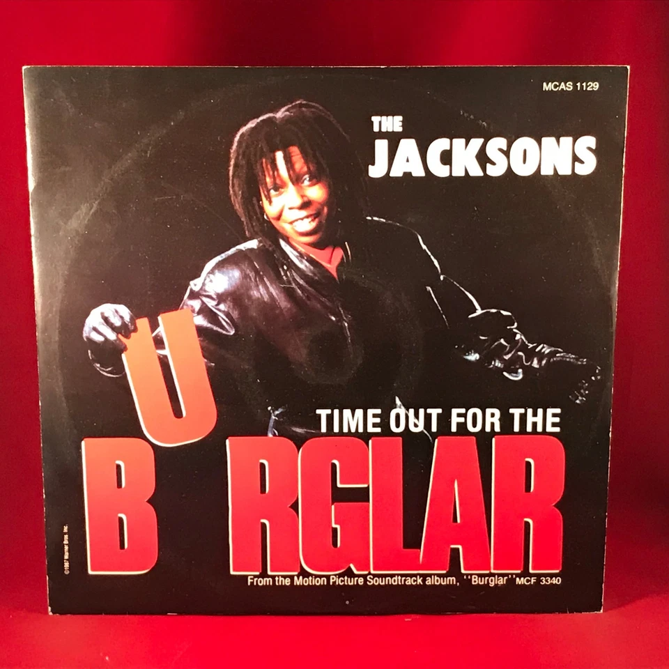 THE JACKSONS Time Out For The Burgler  1987 UK 12" vinyl single MCA record - Image 1 of 1