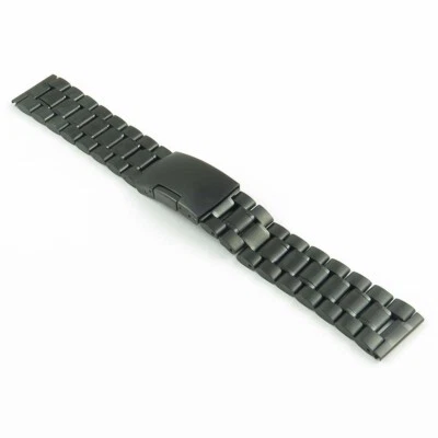 StrapsCo Stainless Steel Metal Oyster Watch Band Strap Bracelet - Image 1 of 2