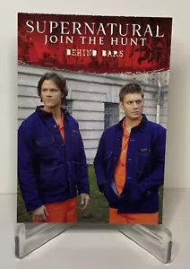 SUPERNATURAL CRYPTOZOIC SEASONS 4-6 DISGUISES INSERT D2 BEHIND BARS SAM DEAN - Picture 1 of 1