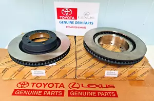 ROTORS À DISQUE AVANT TOYOTA 4RUNNER X2 2010-2023 PIÈCE D'ORIGINE OEM 43512-60191 - Photo 1 sur 6