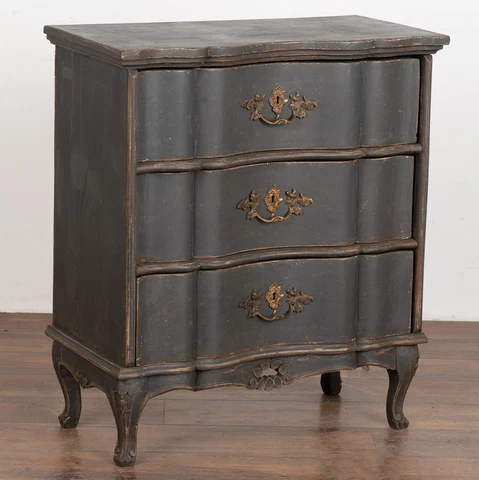 Small Rococo Chest of Three Drawers, Sweden circa 1840-60 Cover