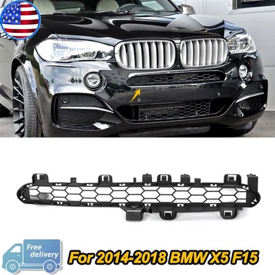 Front Upper Center Bumper Grille For BMW X5 2014-2018 W/M PKG Grille 51118054013 Foto 1 de 4