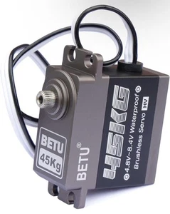 BETU Servo impermeabile brushless 45 kg - per 1/5-1/10 RC auto, robot, barca, aereo - Foto 1 di 10