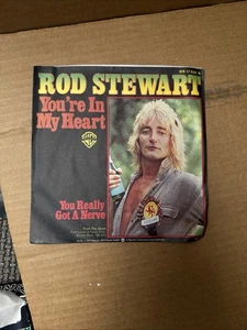 ROD STEWART You're in my heart PICTURE SLEEVE Germany 7" 45 vinyl record NEW - Picture 1 of 8