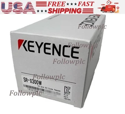 Keyence SR-X300W Barcode Reader Scanner PLC SRX300W New  US Free TAX - Image 1 of 4