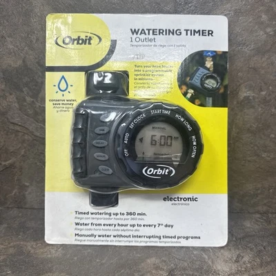 Orbit 24600 Digital Hose Sprinkler Irrigation Timer - 1 Valve Water Faucet Timer - Image 1 of 2