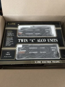 Twin K-Line Southern Pacific Alco A Dual Motor Powered Diesel 2116 & 2117 Dummy - Picture 1 of 9