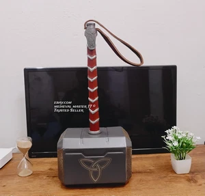 Handmade Thor Hammer Mjolnir Hammer Metal Thor's Hammer Replica - Picture 1 of 8