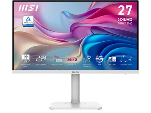 MSI Modern MD27UPHW 27-inch IPS 3840 x 2160 (UHD) Computer Monitor, 60 Hz, - Picture 1 of 5