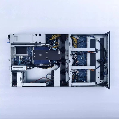 Gigabyte G242-Z11 Server 6x2.5"/2X 7542 CPU/128G 2400MHz RAM/4X 3090 24G - Image 1 of 3