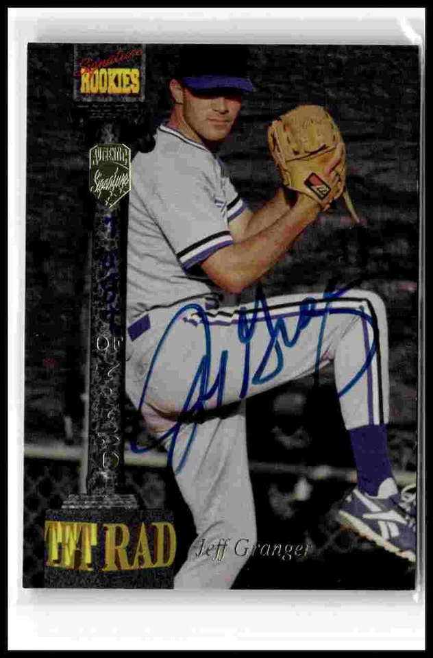 1994 Signature Rookies Tetrad #XC Jeff Granger Autographs - Image 1 of 2