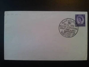 SCOTTISH INTERNATIONAL SCOUT CAMP POSTMARK 22 JUL 1966 - Picture 1 of 1