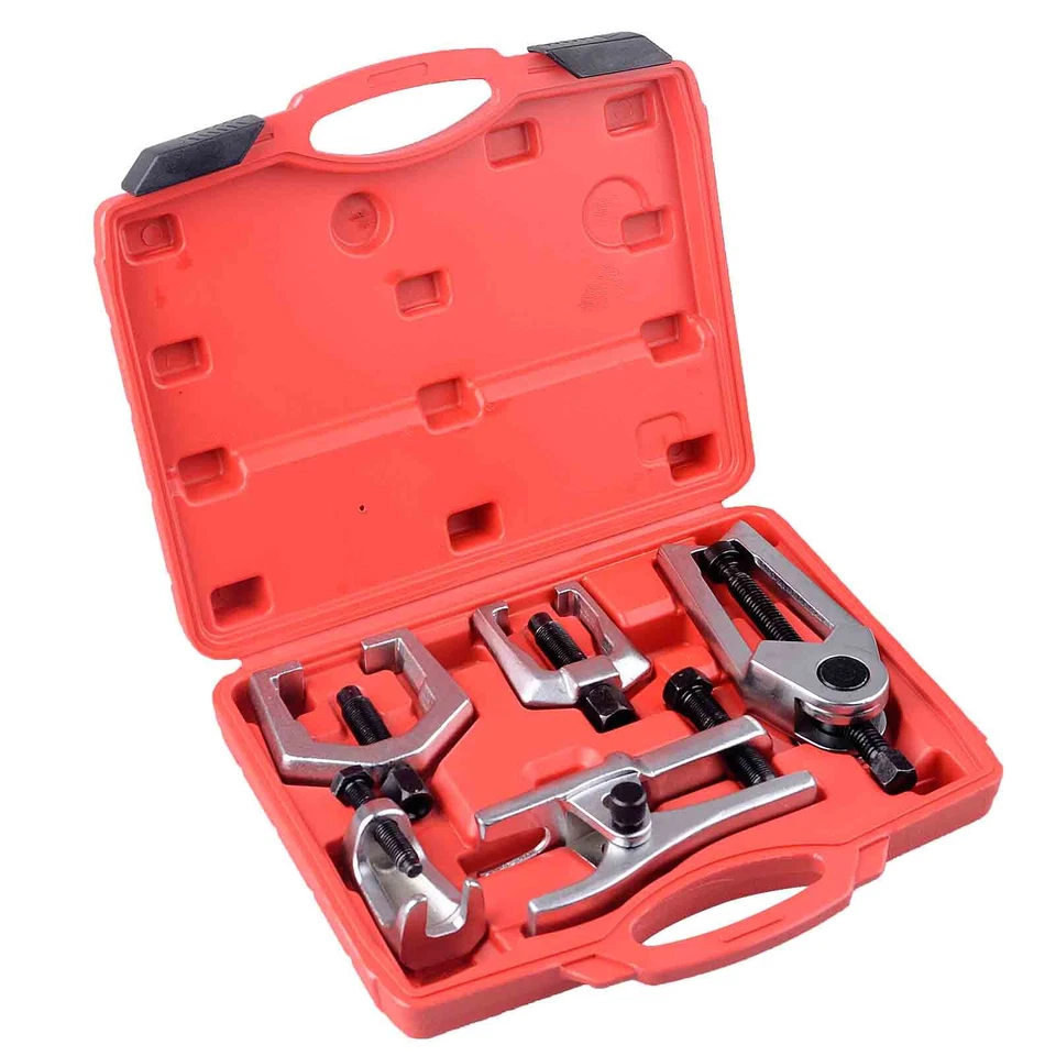 5pcs Front End Service Tool Set Ball Joint Tie Rod Kit Pitman Arm Puller Remover - Image 1 of 4