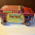 My  Little Red Wood Fire Truck Holder plus 4 sing along cassettes 1993
