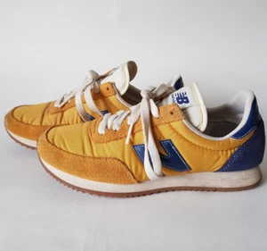 NEW BALANCE 720 Trainers Yellow Shoes Size 4 UK Womens Running Walking Gym VGOOD - Foto 1 di 12