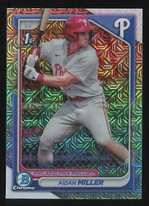 Bowman Chrome Mega Prospects 2024 #BCP-27 Aidan Miller - ¡Primer envío gratuito! - Imagen 1 de 1