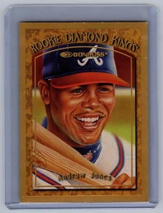 1997 Donruss #1 Andruw Jones Rookie Diamond Kings #/10000 - Picture 1 of 2