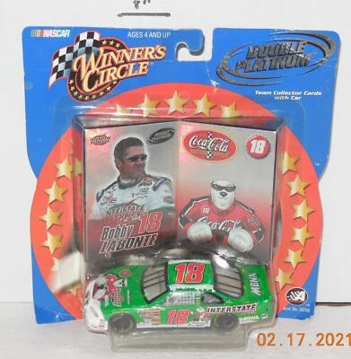 2001 Winner's Circle Double Platinum Bobby Labonte #18 Coca Cola 1:43 LE - Image 1 of 2